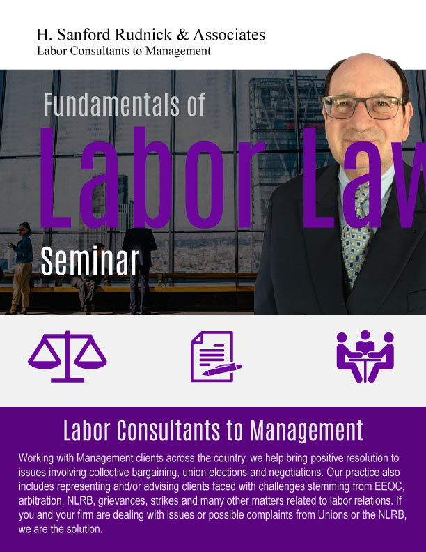 Fundamentals Of Labor Law Seminars